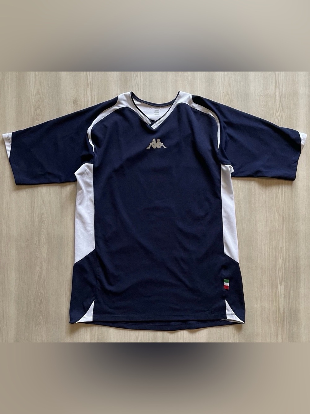 Vintage Kappa Italy Football Soccer Training Jersey #7 Sz L